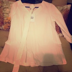 Maternity tunic in white